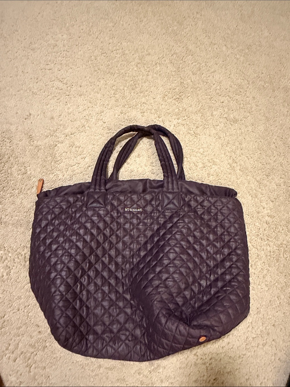 MZ Wallace Original Metro Tote Quilted - Plum - Picture 11 of 11
